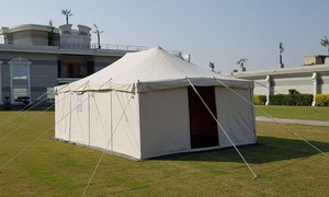 Tente de secours pour réfugiés 100% toile de coton – Imperméable, ignifuge, résistant aux UV, abri d'urgence pour l'aide humanitaire - Product Image 4