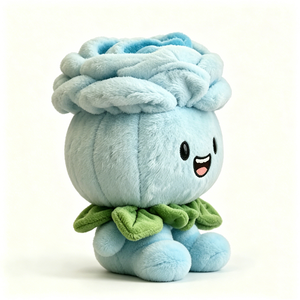 Rosa azul de peluche, regalo para el Día de San Valentín, peluche de rosa para decoración de habitación infantil, flor de peluche, regalo de cumpleaños, juguete de peluche de rosa - Product Image 5