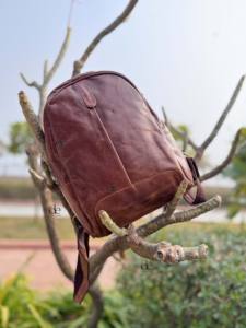 Genuine Leather Handmade Hot Sale <b>Backpack</b> Rucksack Unisex Multi Uses <b>Backpack</b> School Bags Vintage Travel <b>Backpack</b> - Product Image 4