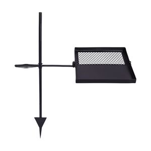 Grille de cuisson pliante en acier léger pour brasero, barbecue portable avec sac de transport pour foyer - Product Image 3