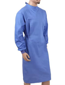 Combinaisons non tissées personnalisées pour hommes et femmes, robe imperméable, robe d'isolement médical pour hôpital, robes pour patients, haute qualité, nouvelle arrivée - Product Image 2