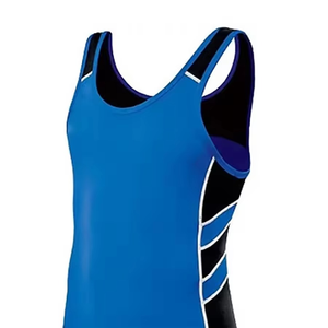 Singlet de Lucha Libre de Algodón/Poliéster y Tela Personalizada, de Una Pieza, Colores y Tallas Personalizables, Unisex para Adultos, Servicio OEM - Product Image 4