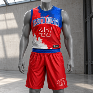 TESSUTO Black Grey <b>Camo</b> Basketball Uniform Set Custom Sublimated <b>Men</b> Polyester Sleeveless Jersey <b>Shorts</b> Team Wear - Product Image 2