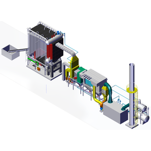 Caldera de Vapor de Biomasa con Lecho Fluido, para Cáscara de Arroz y Astillas de Madera, Caldera Industrial de Tubos de Agua de 2-15 Toneladas - Product Image 5