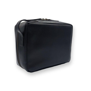 Wholesale Leather Medical Pouch <b>Black</b> Compact First Aid Kit Emergency Medications Bandages Tools <b>Waterproof</b> Design for Home - Product Image 3