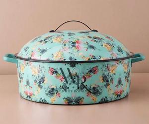 High Demanded Casserole Hotpot Insulated round Food Warmer Enamel <b>Sticker</b> Design for Home Hotel Catering Gifting & Dining Usage - Product Image 5