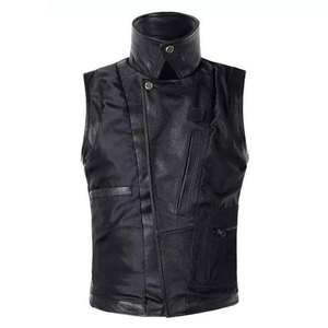 Salva - Chaqueta de Cuero para Mujer, Transpirable, Cuello en V, Cierre de Cremallera, Decoración Casual, Largo Regular, Color Sólido, Relleno de Poliéster 160g - Product Image 6
