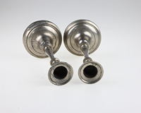 Chandeliers vintage en argent plaqué, porte-bougies en laiton antique, support de bougie conique classique, décoration de table pour la maison et les mariages
