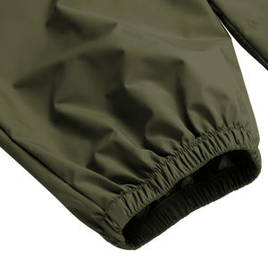 Ensemble de survêtement de sport léger imperméable avec cordon de serrage à la taille, coupe-vent personnalisé pour homme, idéal pour le jogging, OEM - Product Image 4