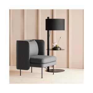 Lampadaire de luxe avec base en marbre et structure en métal doré pour projets de villas et de halls d'entrée - Product Image 6