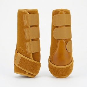 Durable Horse <b>Leg</b> Protection Boots with Adjustable Straps for Equestrian Riding Training and <b>Exercise</b> - Product Image 6