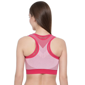 Apparelzest Soutien-gorge de sport pour femme, à bretelles halter, maintien élevé, avec logo frontal, en Spandex/Nylon, extensible dans les quatre sens, pour le yoga et l'entraînement - Product Image 5