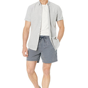 Shorts décontractés pour hommes, fabriqués en tissu léger et doux, offrant un confort relaxant toute la journée avec un look moderne et décontracté. - Product Image 4