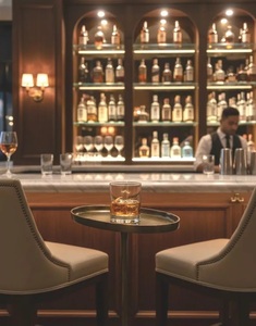 โต๊ะบาร์อะลูมิเนียมหล่อขึ้นรูปทรงหรูหรา ท็อปทรงวงรี ฐานตั้งทรงกลม แข็งแรงมั่นคง ดีไซน์วินเทจสุดประณีต - Product Image 5