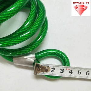 Câble de sécurité en acier torsadé vert pour machines de jeu, type Y / Câble de sécurité de type Y pour machine de flipper Kwang Yi - Product Image 4