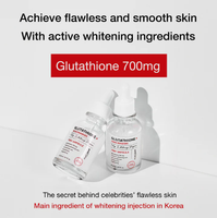 Ampoule Crème Essentielle pour le Visage Angel's Liquid Glutathione Niacinamide Collagène, Soin de la Peau, Blanchiment, Éclaircissement, Anti-Âge