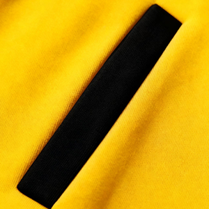 เสื้อแจ็คเก็ตวาร์ซิตี้สีเหลืองและสีดำสำหรับผู้ชาย แจ็คเก็ตบอมเบอร์ปักลายตัวอักษรแบบนักกีฬา เสื้อแจ็คเก็ตทีมแบบกำหนดเอง เสื้อคลุมแฟชั่นสตรีทแวร์สำหรับใส่ในวิทยาลัย - Product Image 5