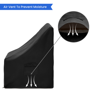 Housses personnalisées pour fauteuils inclinables et tables d'extérieur du Vietnam, imperméables, résistantes aux UV, avec fermeture éclair/cordon de serrage/bord élastique - Product Image 4