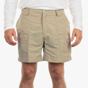 Shorts cargo pour homme en coton sergé de qualité supérieure, coupe classique, devant plat, multi-poches, vêtements de travail décontractés pour l'extérieur - Product Image 1