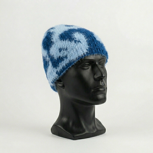 Gorro de Mohair Personalizado con Logotipo OEM y ODM para Hombre, Gorro Deportivo Tejido Cálido para Invierno, Gorro de Mohair Afelpado para Exteriores - Product Image 3