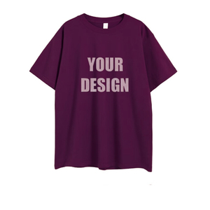 Camiseta de Hombre de Manga Corta, Oversize, Hombros Caídos, 100% Algodón, Cuello Redondo, Casual, Transpirable, 180g, Estampado por Transferencia Térmica, Lisa - Product Image 6