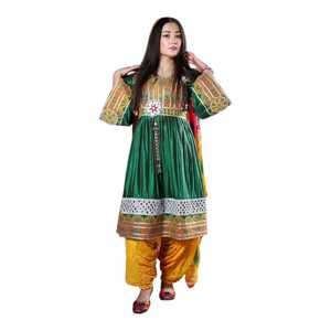 Handmade Embroidered Ethnic Boho Maxi <b>Dress</b> for Women Premium Cotton Custom Size Wholesale Afghani Casual <b>Dresses</b> - Product Image 1