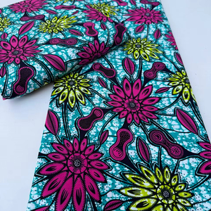 Tissu en coton sergé imprimé africain de qualité supérieure du Mozambique et motifs inspirés de l'Ankara pour la mode masculine - Product Image 1
