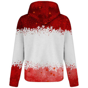 Ensemble de survêtement à capuche grande taille pour Noël, veste et pantalon assortis, design festif, tissu doux, coupe confortable, décontracté - Product Image 6