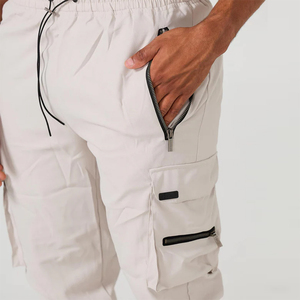 Men's <b>Cargo</b> Trousers Cotton Blend Multi Pocket Utility Pants Regular Fit Casual Outdoor Workwear Streetwear Everyday Fashion - Product Image 3