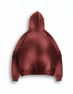 Sudadera con capucha de alta calidad, estilo streetwear, oversize, de algodón grueso, con lavado vintage y efecto ácido, lisa, de forro polar técnico - Product Image 5