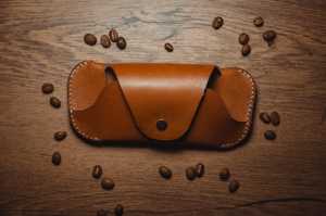 Handmade Genuine Leather <b>Glasses</b> Protector Slim Cowhide Pouch Luxury Vintage <b>Reading</b> Eyewear <b>Case</b> Cover Bag LGC-0065 - Product Image 5