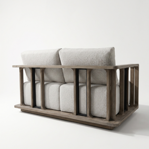 The Sedona Teak Sectional <b>Sofa</b> RH Features Sturdy Reclaimed Teak <b>Frame</b> Inspired Modern Architectural Forms Eco-Friendly Design - Product Image 2