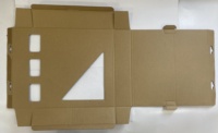 Boîtes rigides ondulées de luxe avec pelliculage mat, revêtement UV, gaufrage, logo personnalisé, recyclables, pour promotion en supermarché et mariages