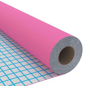 Película Autoadhesiva de PVC para Muebles, Color Rosa Brillante, 196.9"x35.4", Papel Tapiz Desprendible y Pegable - Product Image 4