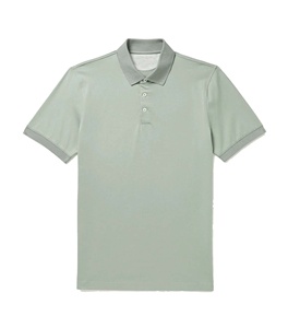 Camiseta Polo Lisa de Corte Regular para Hombre, Ropa Cómoda para el Día a Día - Product Image 2
