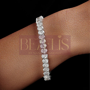 Splendide diamant ovale de laboratoire de qualité supérieure, poids total en carats, taille ovale brillante, pierre précieuse ovale, confectionné par des experts dans un cadre durable - Product Image 5