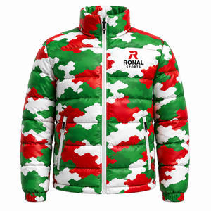 Blouson matelassé léger et pliable pour homme, en toile, à capuche, personnalisé, chaud pour l'hiver, en promotion 2026 - Product Image 1