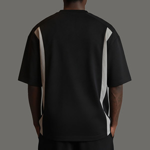 T-shirt Homme Personnalisé Hip Hop Tendance Haut de Gamme en Coton Lourd 210 g/m² Jersey Uni Écologique Respirant 2026 - Product Image 6