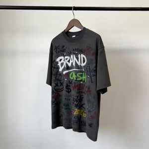 Camiseta de Hombre Casual, Estilo Hip Hop, Cuello Redondo, Estampado, Lavado Ácido, Secado Rápido, 100% Algodón, de la Mejor Calidad, Superventas - Product Image 2