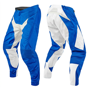 Customized Color Unisex Motocross <b>Pants</b> Breathable Windproof Quick Dry 94% Polyester <b>Plus</b> <b>Size</b> Adults <b>leather</b> on the knees - Product Image 1