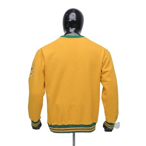 เสื้อสเวตเชิ้ตคอกลม Norfolk State สำหรับผู้ชาย ทรงปกติ สีเหลืองเขียว ผ้าฟลีซ สวมใส่สบายๆ ขายส่ง - Product Image 2