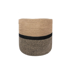 Panier à plantes en corde de jute de qualité supérieure, panier à fleurs tissé moderne pour l'intérieur, panier de rangement, design personnalisé, décoration de la maison, pot à fleurs - Product Image 6