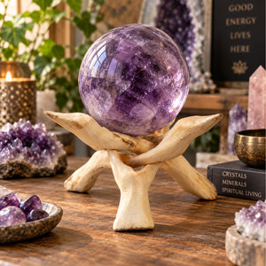 Support trépied en bois sculpté à la main en forme de cobra pour boules de cristal, coquilles d'ormeau, bols et décoration intérieure - Product Image 2