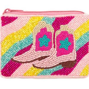 Porte-monnaie tendance pour femme BANANA, orné de perles multi-graines, personnalisable, magnifique et souple, accessoire de mode - Product Image 5