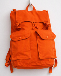 Orange Canvas <b>Backpack</b> School Bag Travel Rucksack Large Capacity Daypack Eco Friendly <b>Backpack</b> For Daily Use - Product Image 1