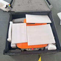 Robot de nettoyage de panneaux solaires CZ-3 coloré, auto-alimenté, entièrement automatique, alimenté par batterie au lithium, télécommande, brosse rotative à 360°