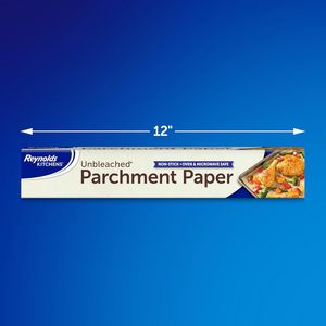 Kitchens Unbleached Parchment <b>Paper</b> <b>Roll</b> Non-Stick Oven Safe 425 Degrees for Cooking Baking & Pastry Tools - Product Image 5