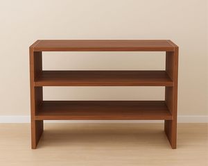 Woodworks Wooden Shoe <b>Rack</b> for Home, Chappal Slippers Organizer Stand 3-Tier Finish-Suede - Product Image 3