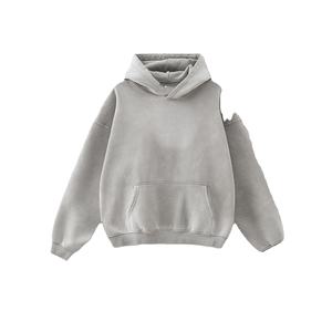 2025 nouveaux hommes personnalisés lavage à l'acide sweats à capuche femmes sweat personnalisé hommes surdimensionné pull bases à capuche - Product Image 6