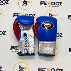 Customizable Design & Color Breathable Moisture Wicking Lightweight Laced Boxing Gloves Comfortable Padding for Boxing Training - Product Image 5